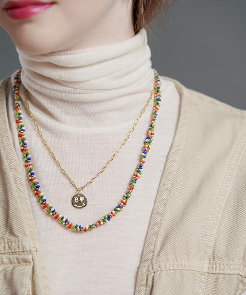 Bonbeau Bold Chain Smile Necklace
