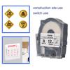 Label Tape 12mm 16m PET Material Abrasion Resistant Label Maker Tape with   for   LM 550A