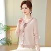 Women's Autumn & Spring Long Sleeve Chinese Style Knit Top
