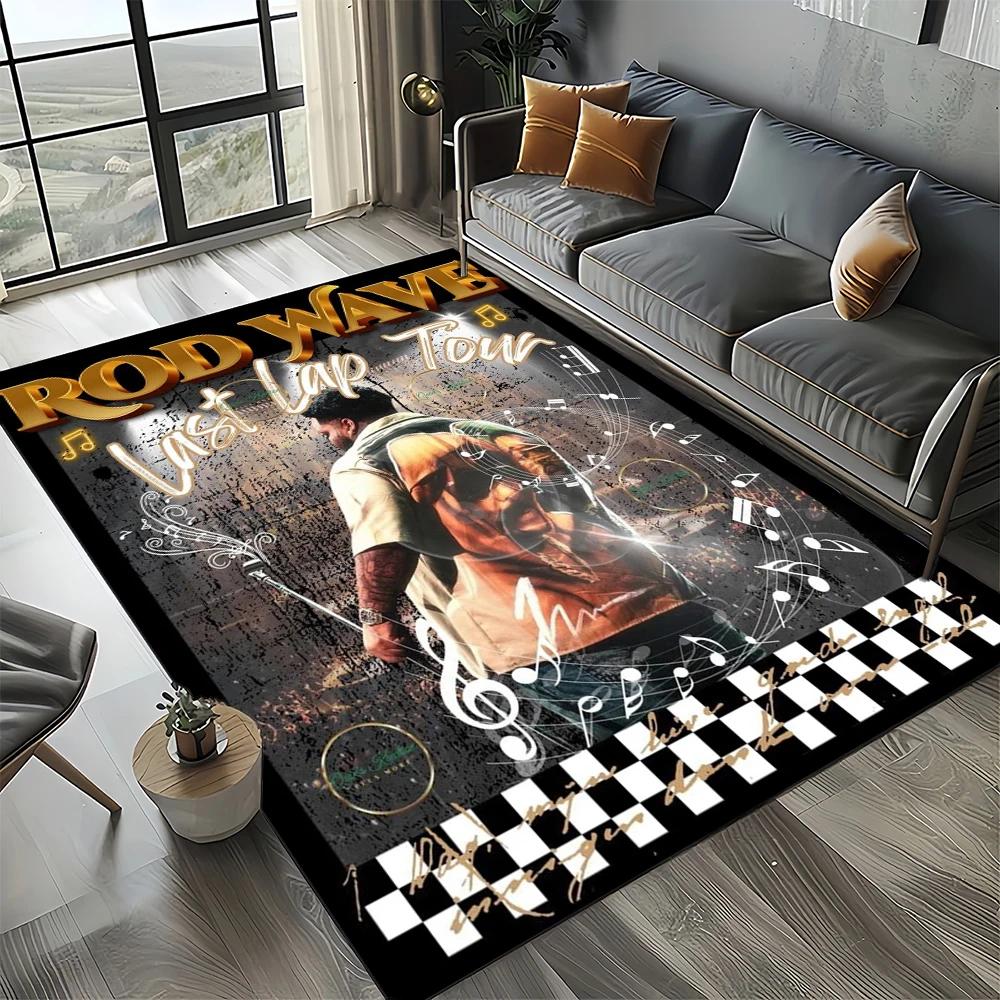 2025 New Style Rod Wave Rapper Area Rug,Carpet Rug for Home Living Room Bedroom Sofa Doormat Decor,kids Play Non-slip Floor Mat