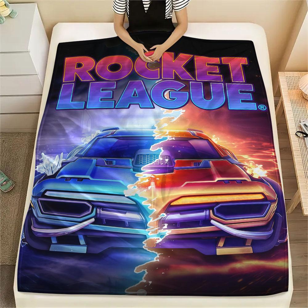 Coperta Rocket League, Alta qualità, Confortevole per Tutte le Stagioni, Decorazione per la Casa, Calore e Comfort