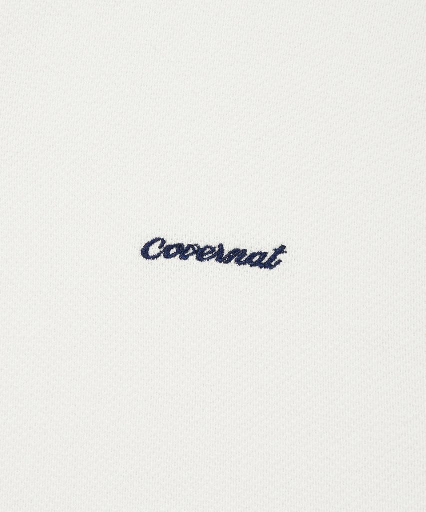 COVERNAT WOMAN Collared Half Knit Ivory