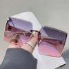 Korean Sunglasses for Women Fashion Shades for Women UV400 Anti-UV Gradient Summer Eyeglasses