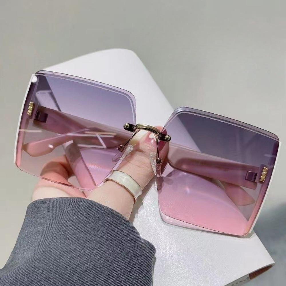 Korean Sunglasses for Women Fashion Shades for Women UV400 Anti-UV Gradient Summer Eyeglasses