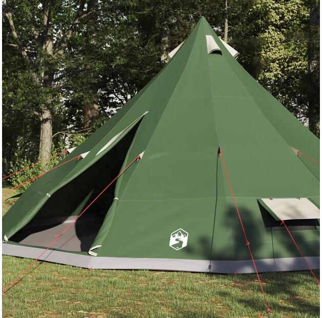 Vidaxl 12-person Green Waterproof Camping Tent
