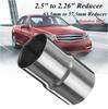 Stainless Steel Exhaust Pipe Adapter with Extension, 2.5"-2.26", 63.5 Mm-57.5 Mm
