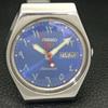 VINTAGE SEIKO 5 AUTOMATIC 6309A JAPAN MENS ARABIC BLUE DIAL WATCH A702658-1