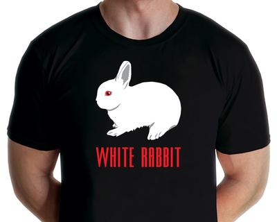 Rock Classics - White Rabbit T-shirt (Jarod Art)