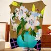 Artist S-Shotaro M-Murakami Throw Flannel Throw Blanket, Lightweight Cozy, Durable Washable Cute Cool