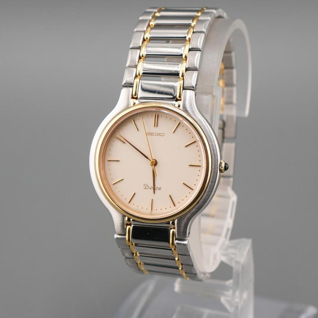 [USED] Working SEIKO DOLCE Vintage Round Quartz Watch