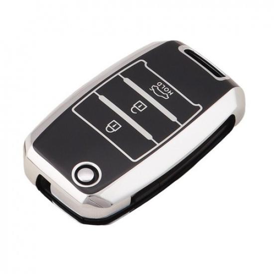 

Car Remote Key Shell Case Cover Fob For KIA RIO3 K2 K3 K4 K5 Picanto Optima Soul