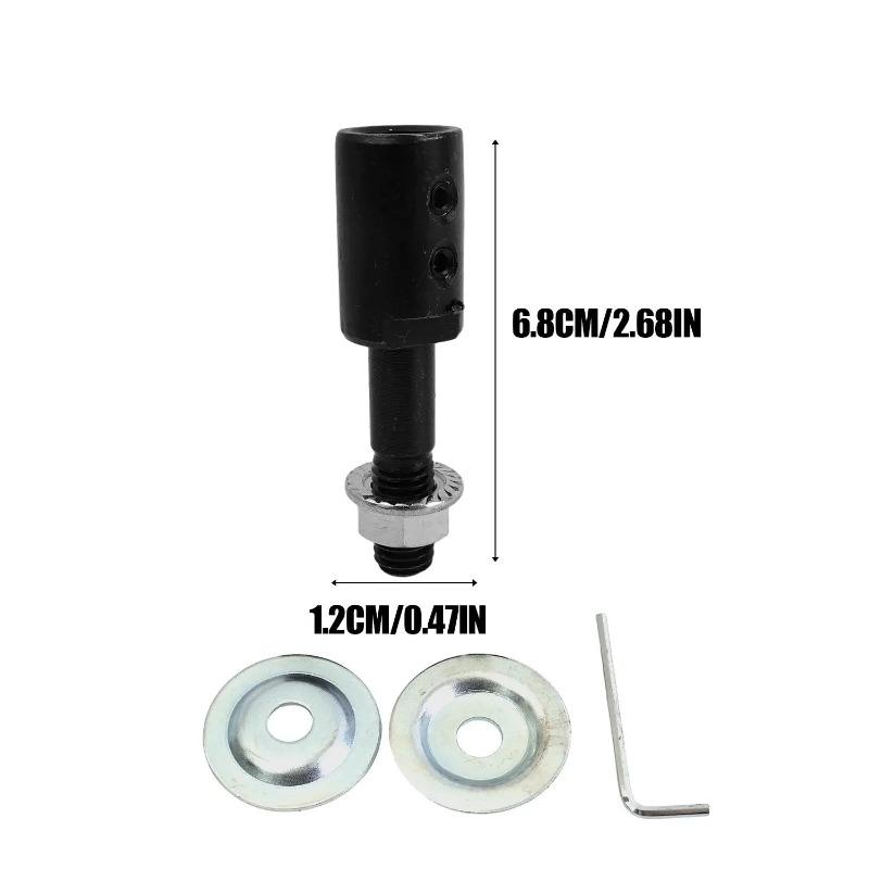 Bench Grinder Spindle Adapter Motor Shaft Extender Arbor Coupler Sleeve Right Left Convert Rod Buffing Wheel Rotary Polish Parts