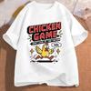 Chicken Game Dont Look At The Chicken Funny Chicken TShirt Printed Graphic T Shirt Tops Fashion Unisex Women Clothing Ropa Hombre
