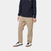 Carhartt WIP High Waist Solid Color Straight Leg Pants Classic Logo Tag Wide Work Pants Men bottoms I029919-G1-GD