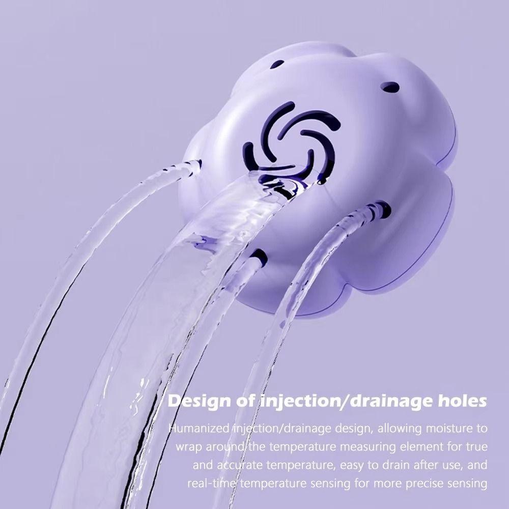 Three-color Reminder Digital Water Temperature Meter Infant Bath Floating Toy  Bathtub Use