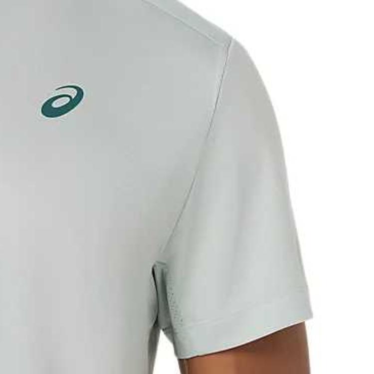 ASICS Solid Color Round Neck Pullover Tennis Shirt Men tops 2041A339-402