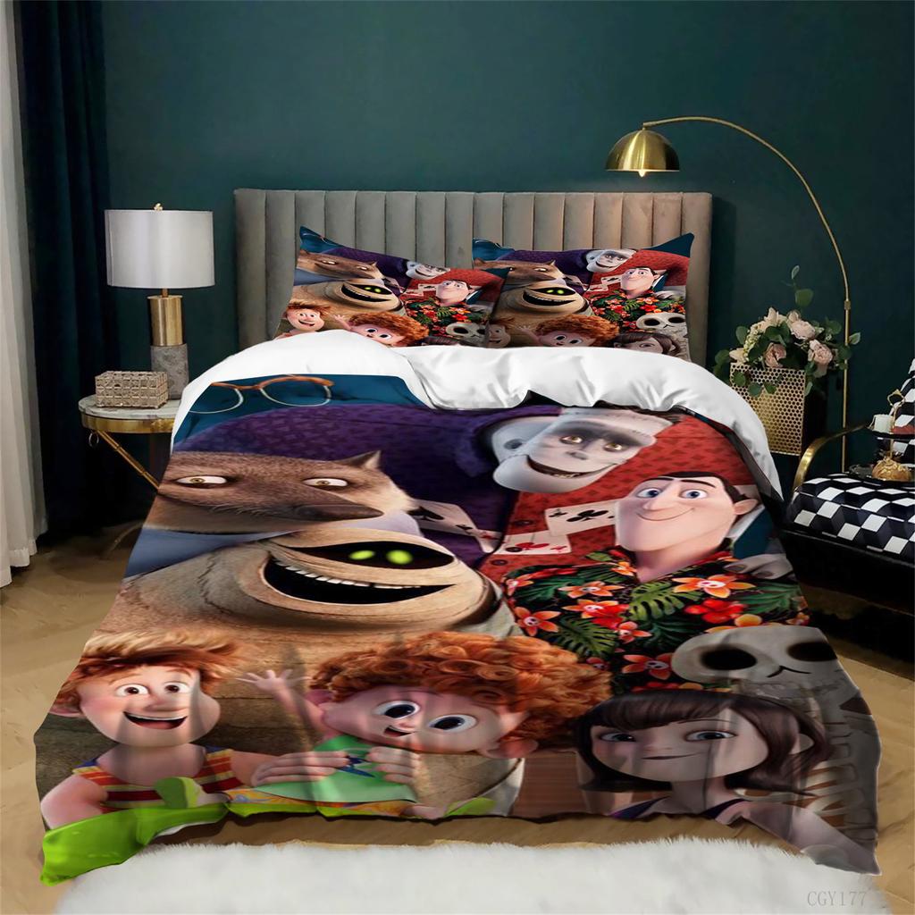 Bedding Hotel Transylva-Nia Group Duvet Cover Set 3Pcs Lightweight Soft Duvet Cover With Zipper Comforter Quilt Cover
