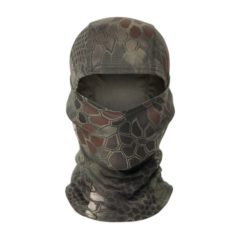 Fleece Tactical Camouflage Balaclava Full Face Mask Winter Warm Wind Shield Biking Hiking Skiing Scarf Hat Bandana Neck Gaiter