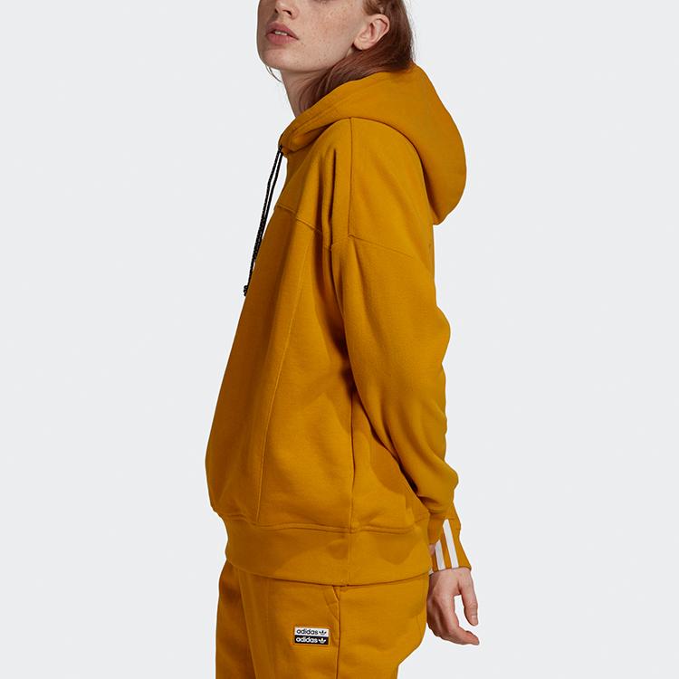 Adidas Originals R.Y.V Sweatshirts Women's Gold Hooded Moderate Regular GD3896