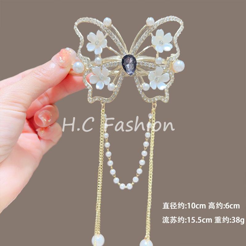 

Красивая заколка для волос с кисточками, фиксирующая заколка для волос, пряжка для волос One Size