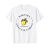 When Life Gives You Lemons Make Limoncello T Shirt Vintage Slightly Casual Stylish Top For Everyday Wear Comfortable