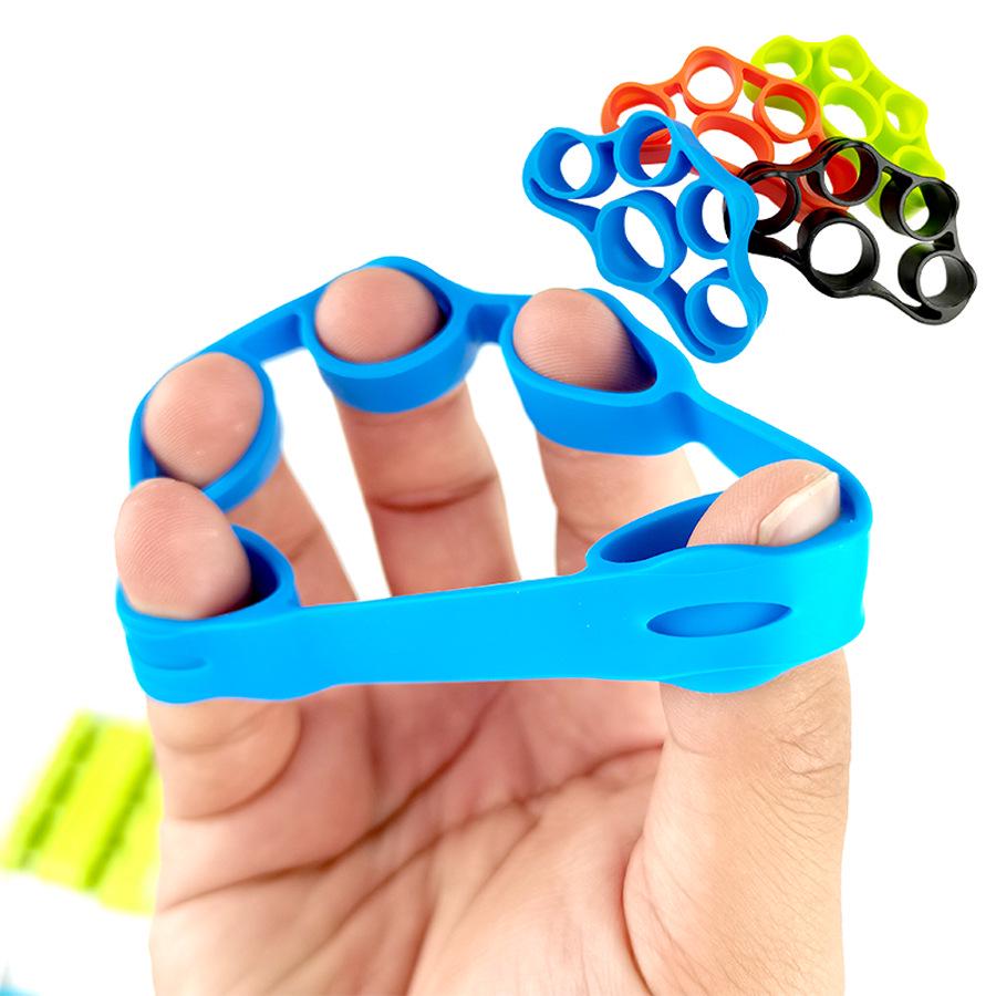 Silicone Finger Strength Trainer – Five-Finger Flexion & Extension Hand Exercise Sleeve