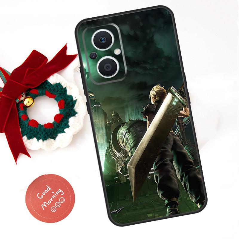 Final Fantasy VII Funda For OPPO Reno 8 Lite 10 11 12 13 14 Pro 11F 12F 13F 14F OPPO Find X8 X5 X6 X9 Pro Case