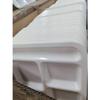 Food-Grade Melamine Divided Cafeteria Tray with Handles - 15 Inch