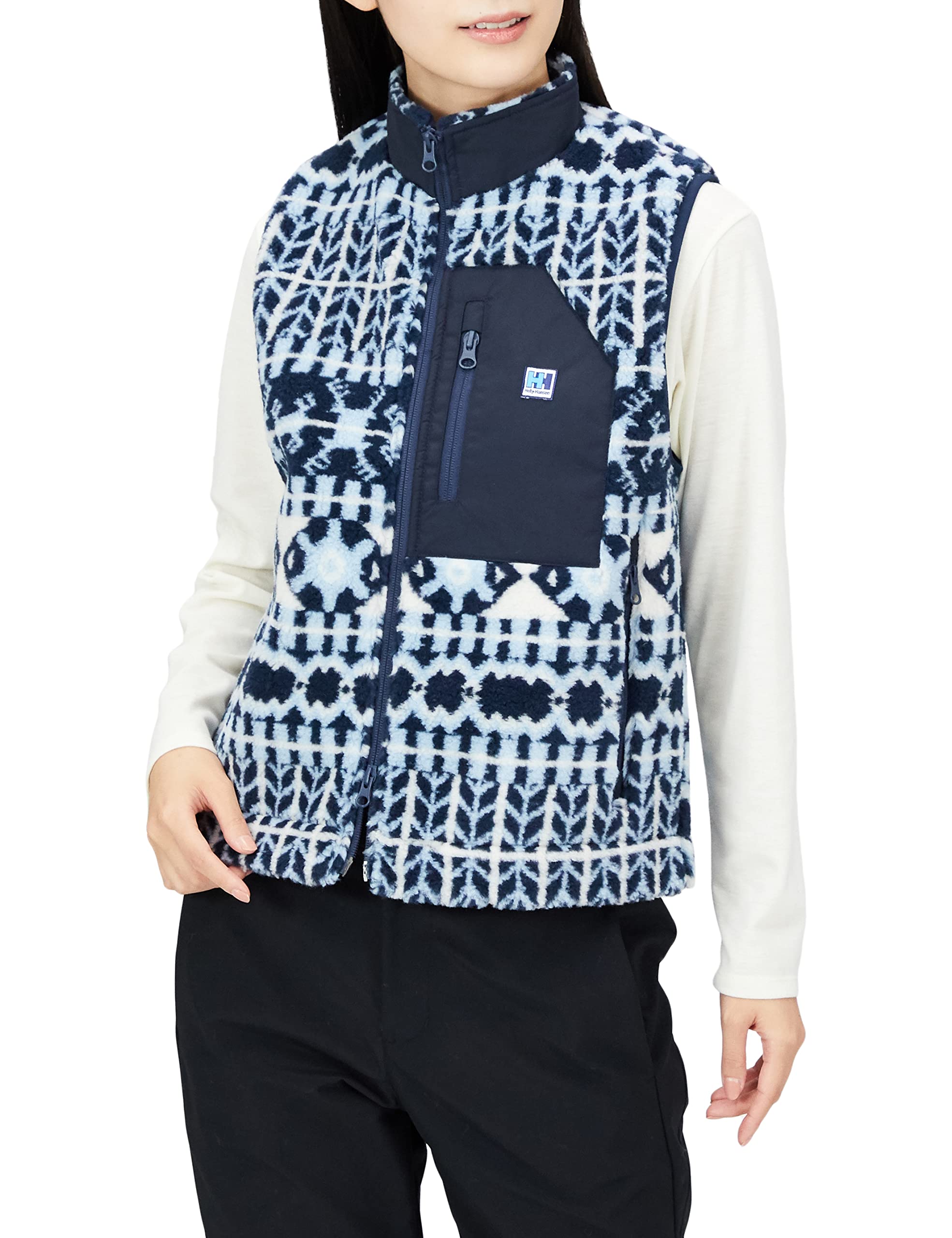 

Helly Hansen Fiber Pile Jacquard Vest HE52283 Navy Women s