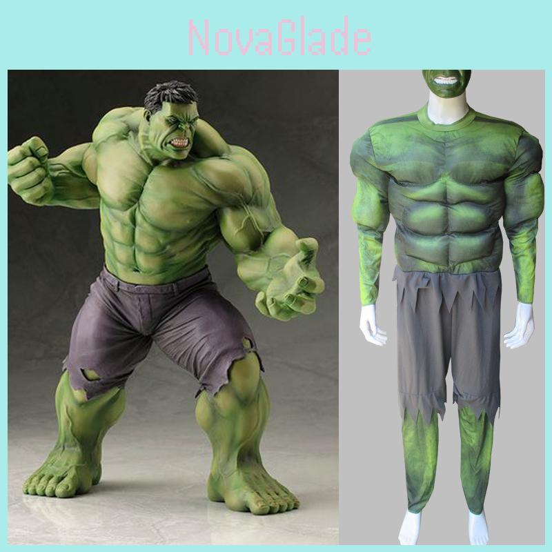 The Avengers Hulk Muscle Mask Costume Ideal For Adult Cosplay And Fantasy Events