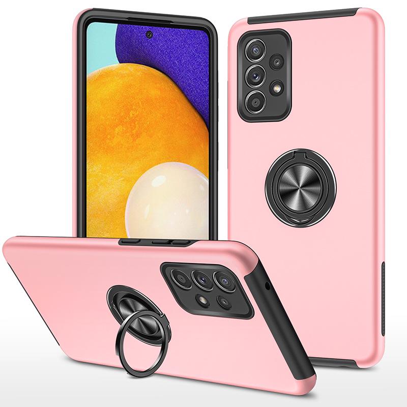 Samsung A52 Car Mount Phone Case with Magnetic Ring, Protects, and Prevents Falls