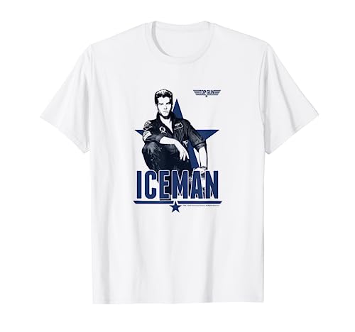 Top Gun Iceman Portrait Poster T-Shirt