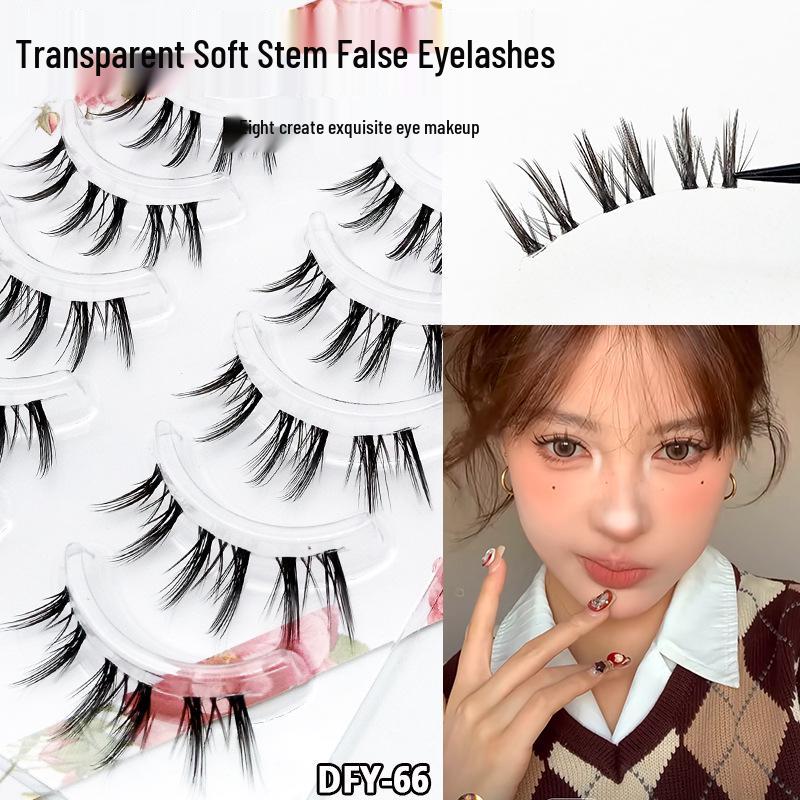 

Five Pairs of Natural-Look Crisscross Soft Manga Eyelashes