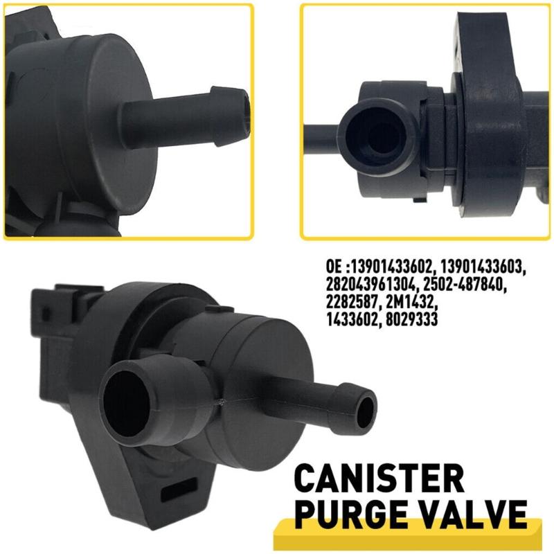 Carbon VaporCanister Electromagnetic Switch Solenoid Valvefor E46 E39 E38 E53 E85 323ci 328i 328ci 528i 740il 750il 2.5i