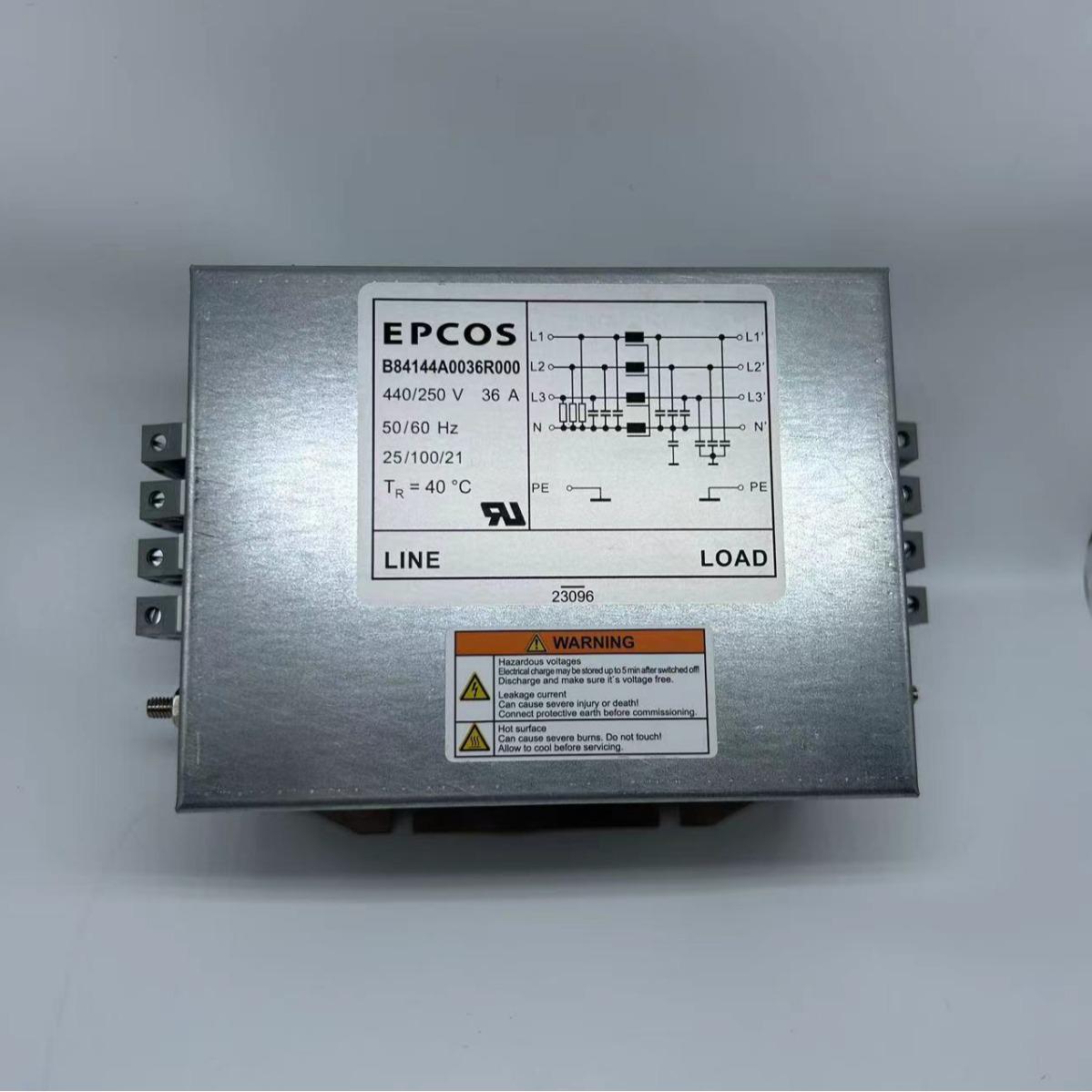 EPCOS 26A Three-Phase EMC Filter, 400/690V AC, B84143V0026R230 1000
