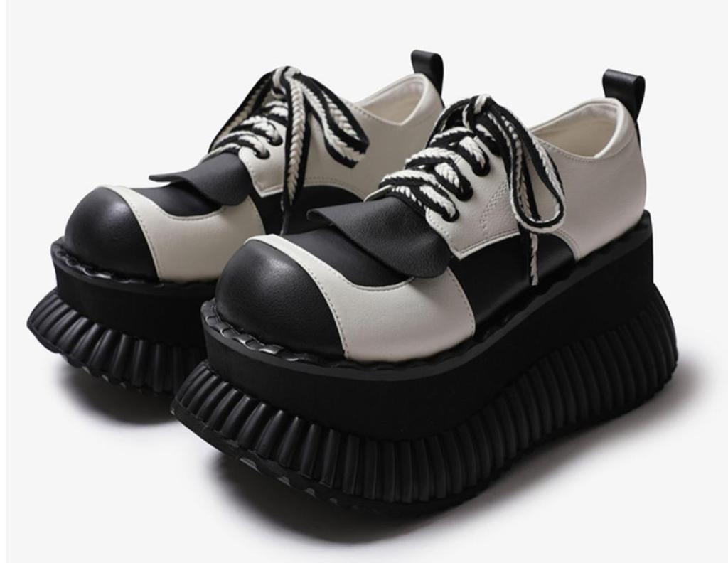 Fashion Platform Mary Jane Shoes Fashion Girls Shallow Buckle Women Casual Pumps Ladies Elegant Thick High Heel Lolita Shoes Loafers