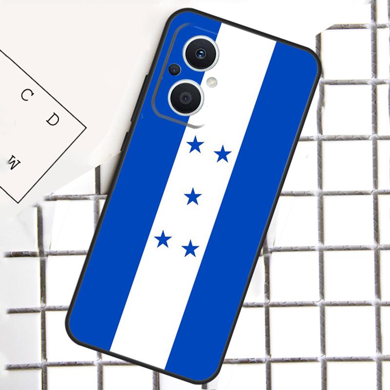 National flag of Honduras flag For OPPO Reno 14F 13F 12F 11F 10 11 12 13 14 Pro 7 8 Lite 8T OPPO Find X6 X5 X8 X9 Pro Case