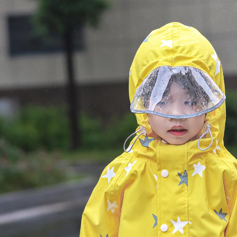 Kulings Kids' Full-Body Raincoat for Kindergarten - Unisex Outdoor Protection.