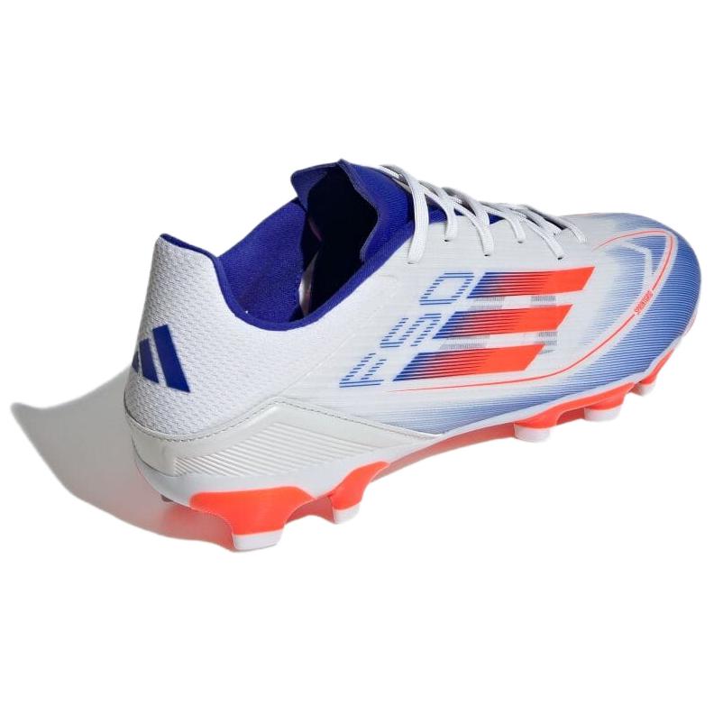 Adidas F50 League Comfortable Versatile MG (Rubber Short Studs) Artificial Grass Football Shoes Men Football Shoes White Red Blue IF1341
