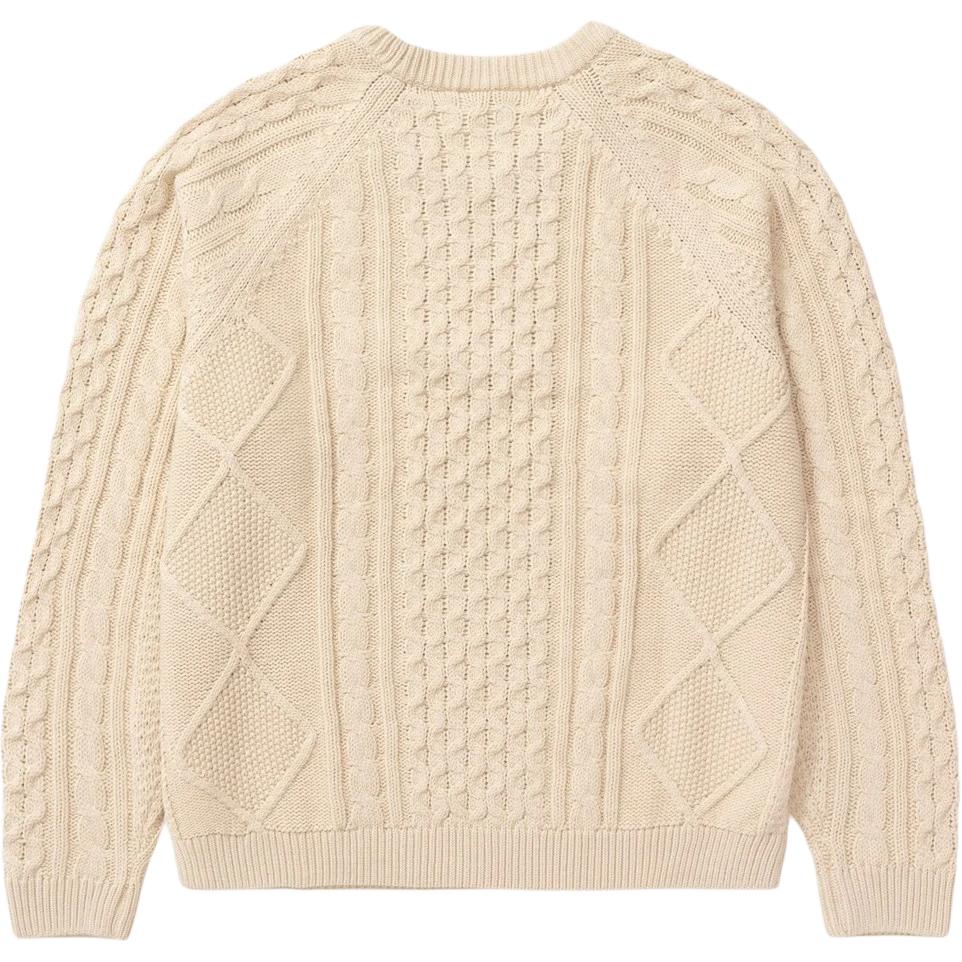 Nike Life Cable Knit Sweater Rattan Men Streetwear DQ5176-206