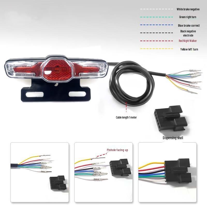 Feu arrière LED Multifonction pour Vélo