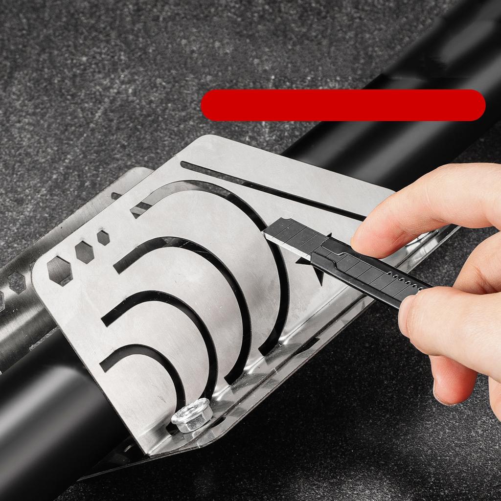 Practical Foam Insulation Cutter Tool Stainless Steel Cutting Guide for Accurate Performance User Friendly for Air Conditioning