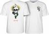 Powell Peralta Mike McGill SKULL AND SNAKE Tričko na skateboard BÍLÉ Unisex tričko