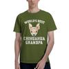 Chihuahua Grandpa 100 Cotton Casual Breathable Confortable Manga Mens Clothing Deals Man Clothes