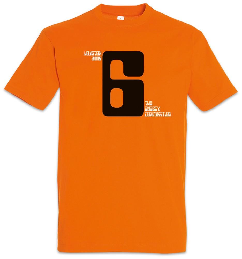 

HOUSTON 6 T-SHIRT - Rollerball The Energy Corporation Trikot Jersey Movie 2XL