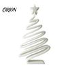 Holiday Home Decorations 3D Printed Minimalist Christmas Tree Desktop Ornament, Modern Table Balcony Festive Ornaments Sign for Living Room