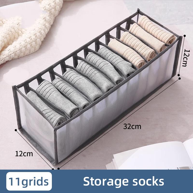 Underwear Organizers Foldable Panties Socks Bra Storage Boxes Closet Drawer Separator Organizer Boxes Wardrobe Clothes Organizer