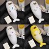 Bow Seal Tie Plush Toy Marine Animal Stuffed Doll Decoration Kids Gift 65cm