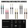 1/8 To 1/8 Stereo Cable 3.5mm TRS To 3.5mm Sound Cable Guitar To Male Cord Nylon Braideds for Laptop Home Theater