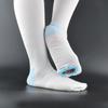 Compression Knee High Socks Varicose Veins Socks with Inspect Toe Hole(White M)